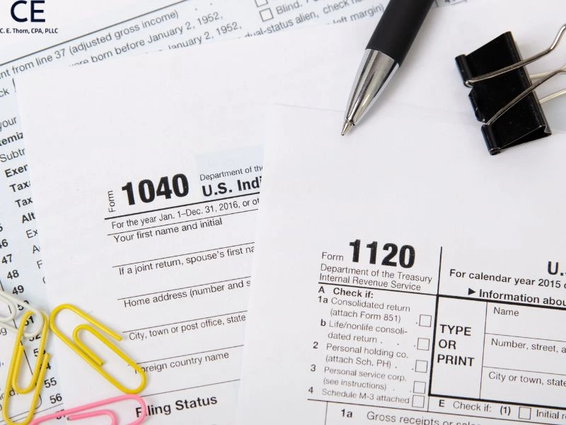 1040 tax form to accompany the post addressing the average cost of tax preparation for individuals. 
