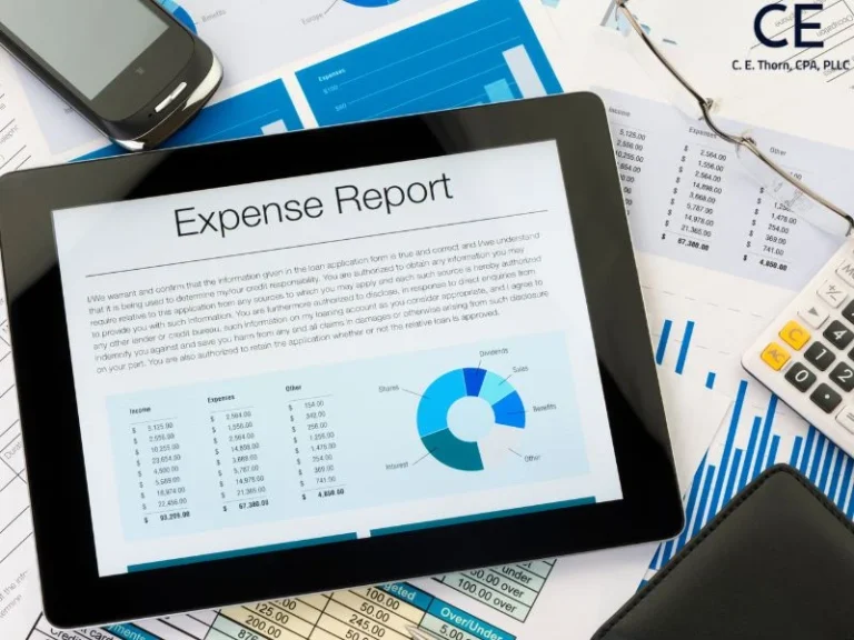 An expense report can help you break down what business expenses are tax deductible